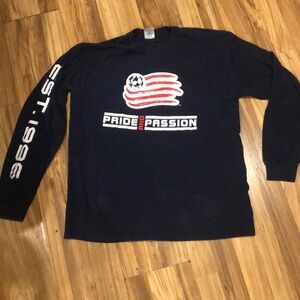 New England Revolution MLS LS Tee